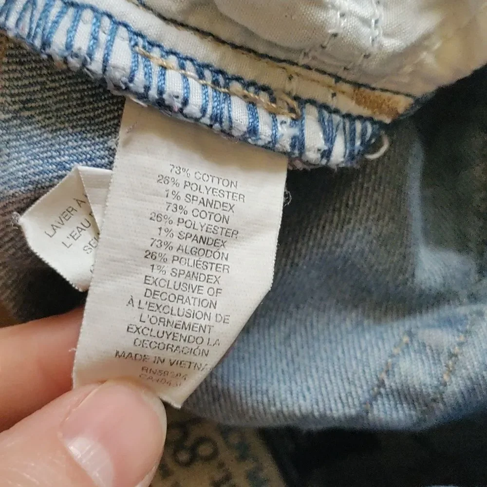Childrens place jeans size 5 skinny stretch light wash jeans cotton spring